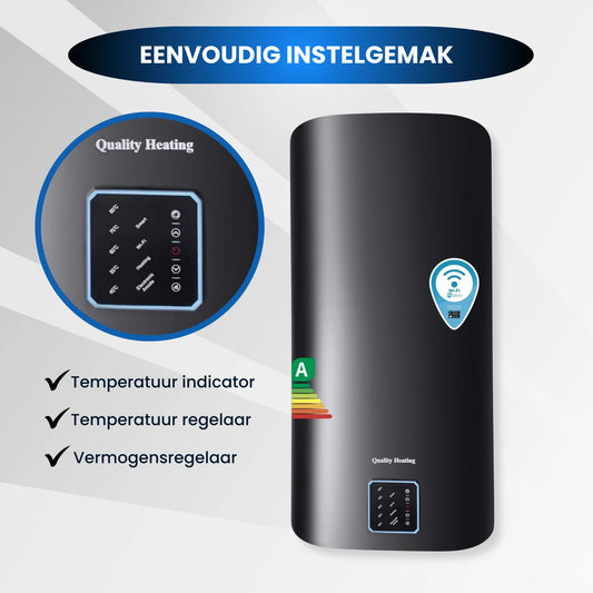 30 Liter Performance QH Wifi dual elektrische boiler met digitale bediening