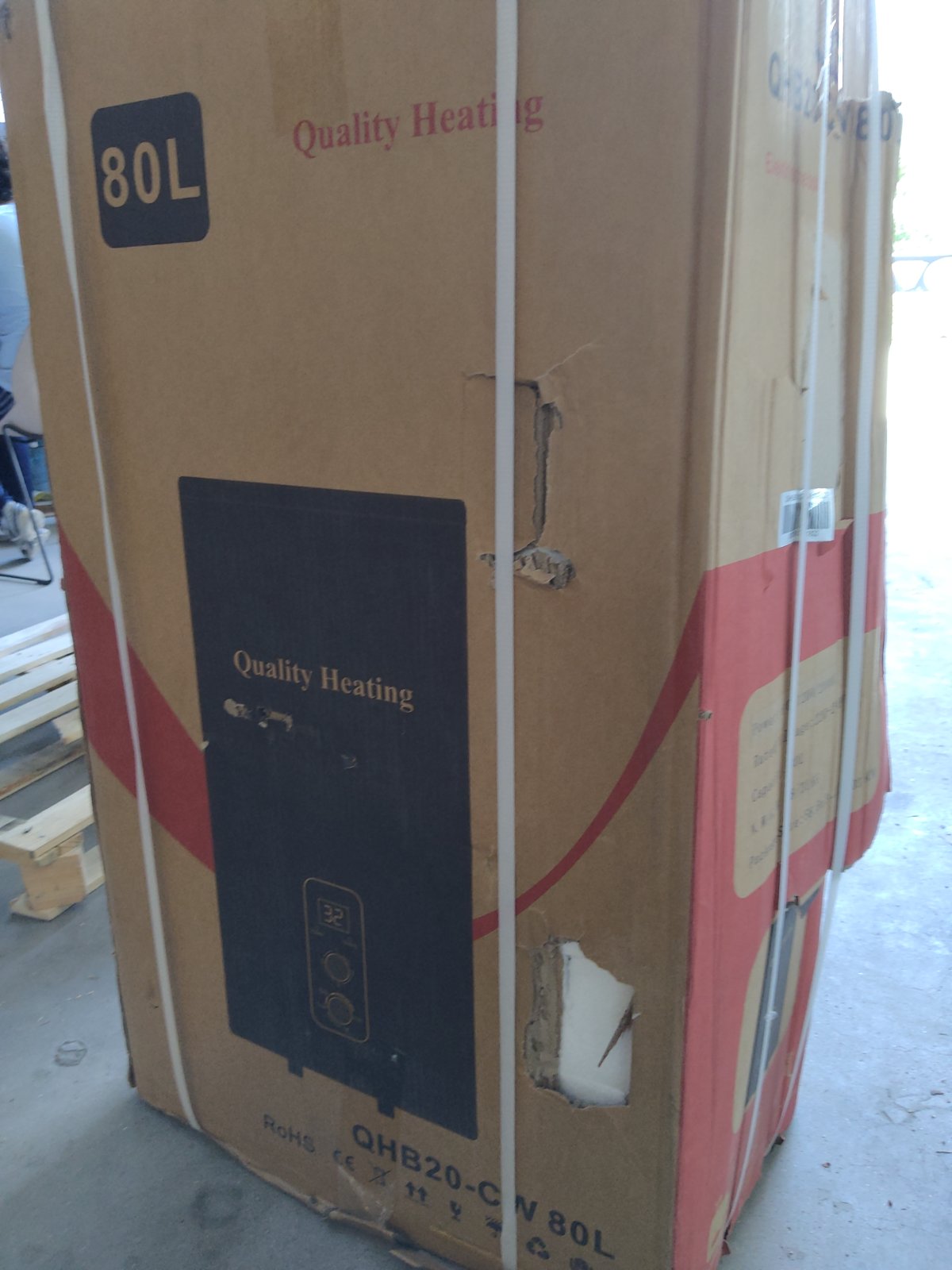 Tweedekans - 80 Liter QH dual tank elektrische boiler met digitale bediening - Default