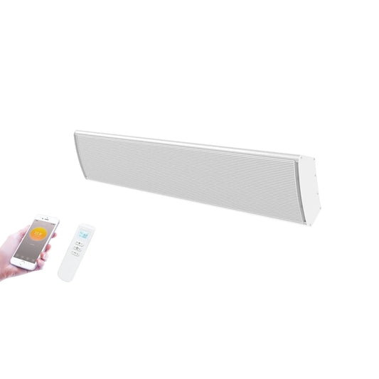 Tweedekans - Infrarood terrasverwarmer Whitewarm Wifi 1800 - 2400Watt - 1800Watt