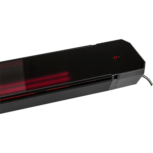 Tweedekans - Infrarood terrasverwarmer Calore black heater instelbaar met 1600 - 3200Watt - 2200Watt 1160*180*77mm