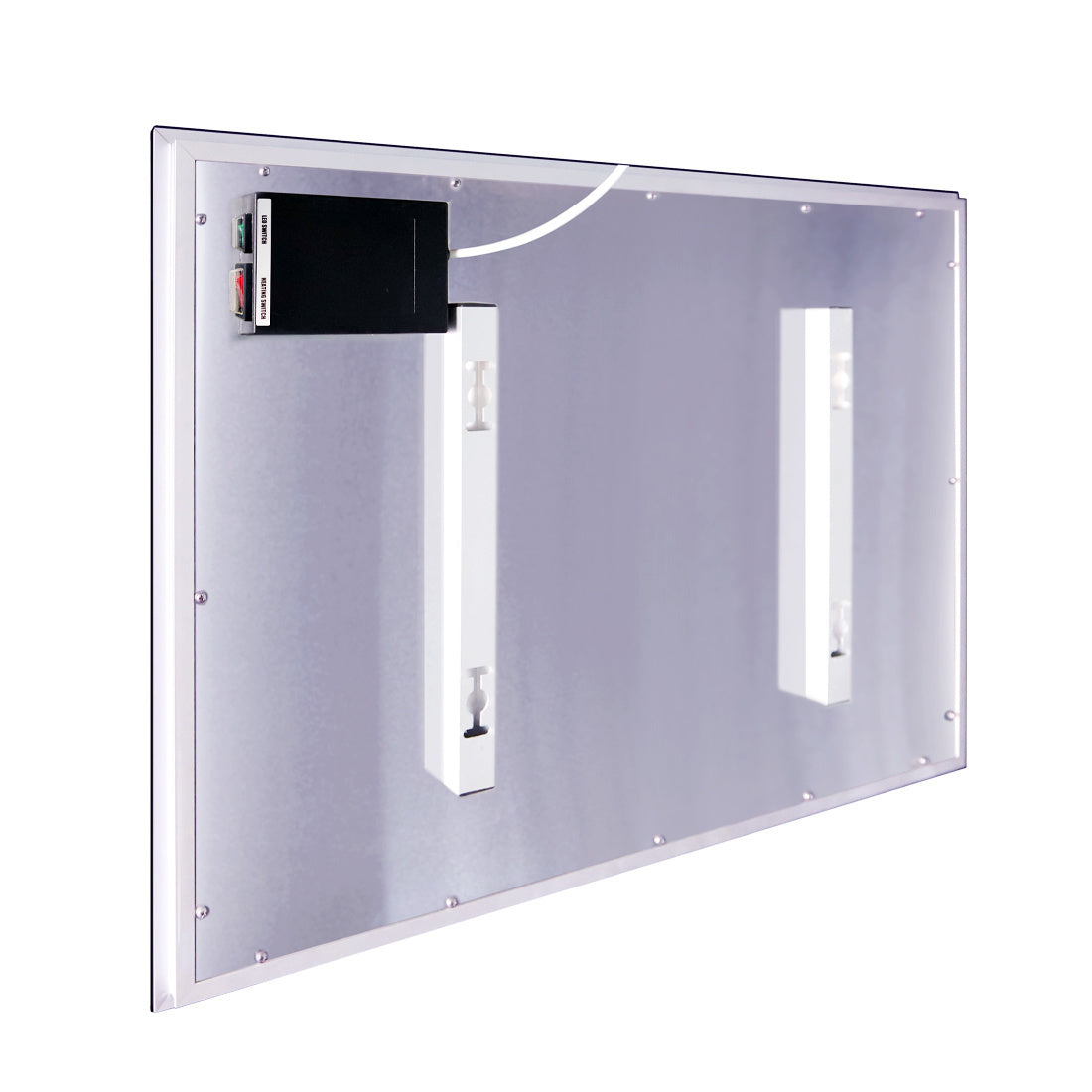 Miroir chauffant infrarouge avec éclairage LED 60 x 120 cm 700Watt