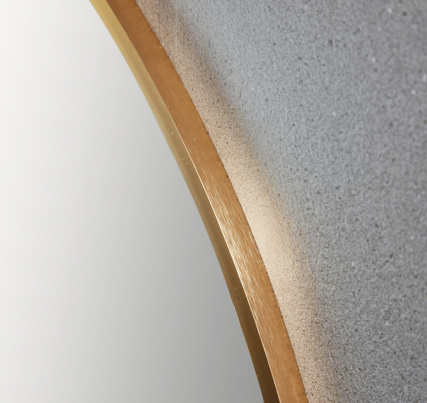 Miroir rond 80 cm avec cadre doré
