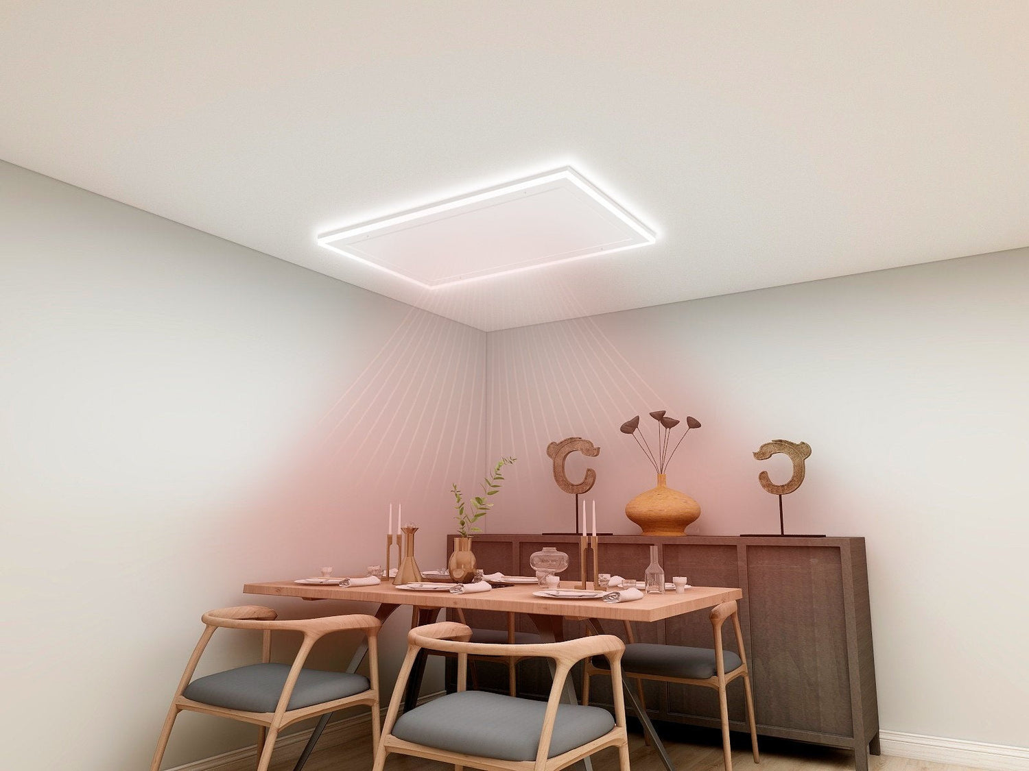 Chauffage infrarouge avec LED