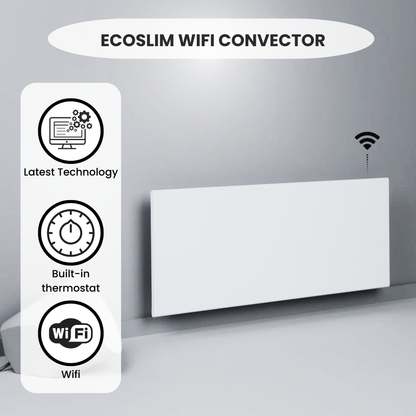 Chauffage de qualité - Eco Slim Wifi blanc