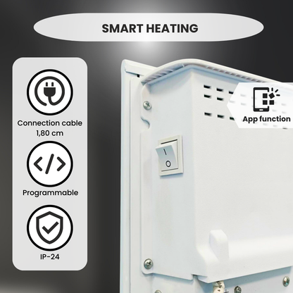 Chauffage de qualité - Eco Slim Wifi blanc