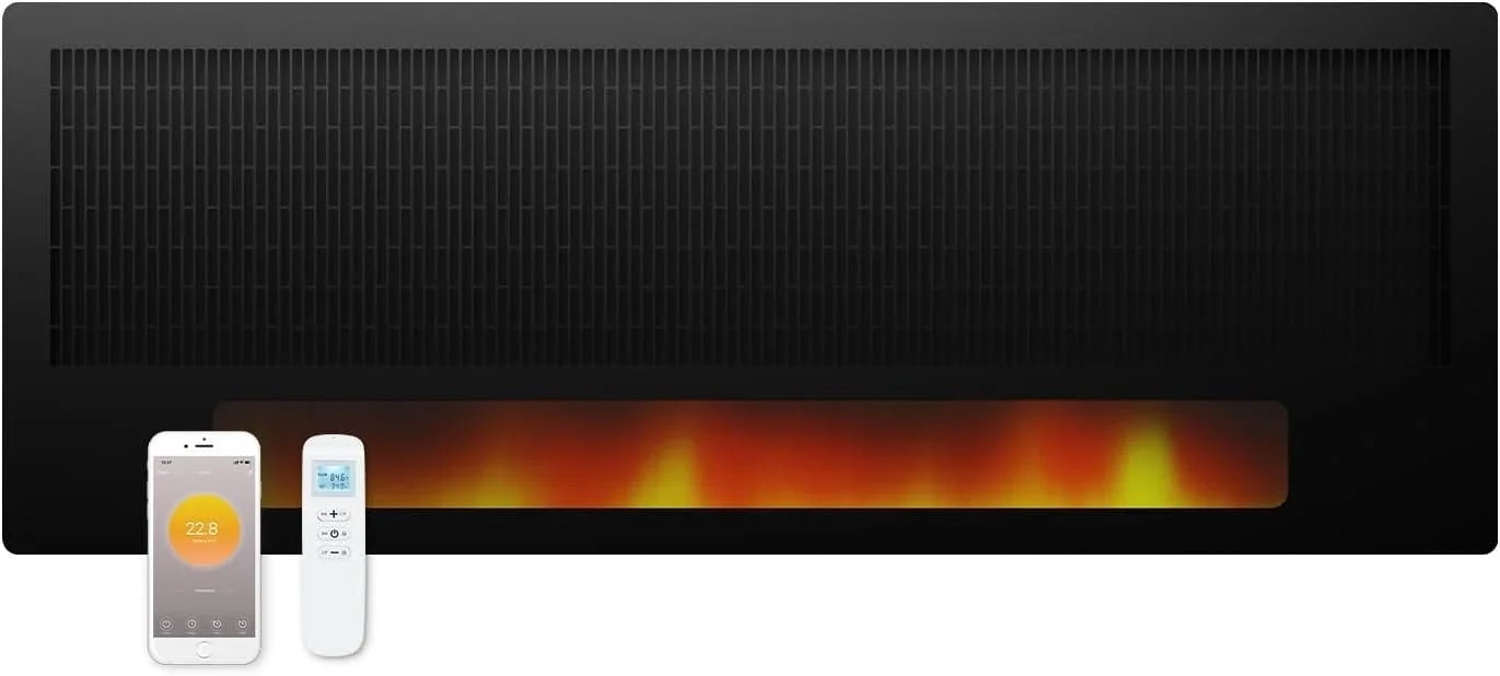 Panneau infrarouge Flamara cheminée LED 2100Watt