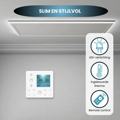 Panneau infrarouge QH-HL avec éclairage LED 63x 65,5 cm 400Watt
