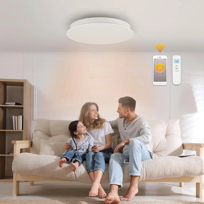QH-ThermoAura Série Wi-Fi Rond 750 W diamètre 55,4 cm