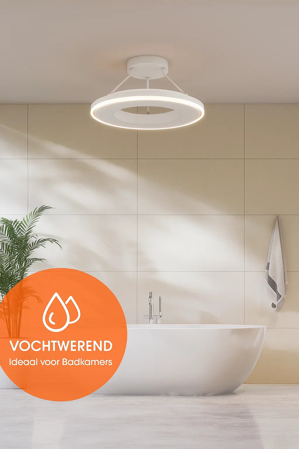 QH-GlowRing Série panneau infrarouge avec éclairage LED 60 cm 1000 watts