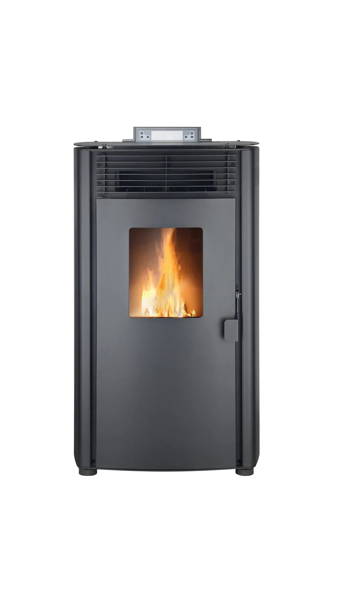 Poêle à granulés - 8.8KW - pour 60-80 m2 - 5 niveaux - minuterie - CR05 Noir