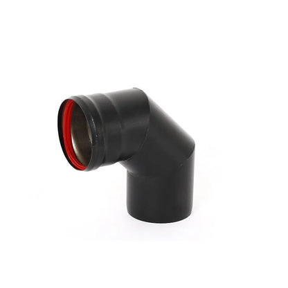 Ensemble de tuyaux de poêle à granulés - Ø 80 mm - acier au carbone - solution complète