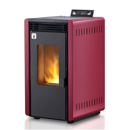 Poêle à granulés - 6kW - pour 40-60 m² - 5 niveaux - minuterie - CR10-2