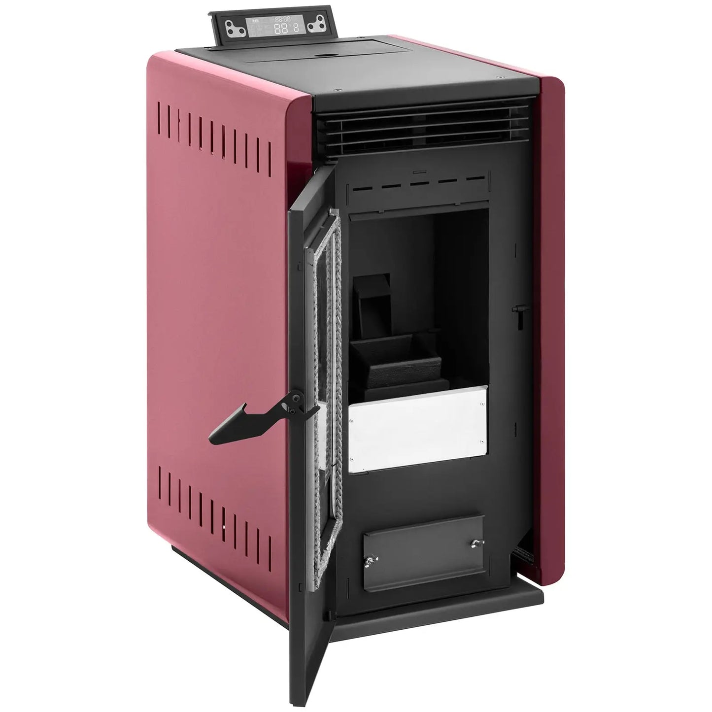 Poêle à granulés - 6kW - pour 40-60 m² - 5 niveaux - minuterie - CR10-2