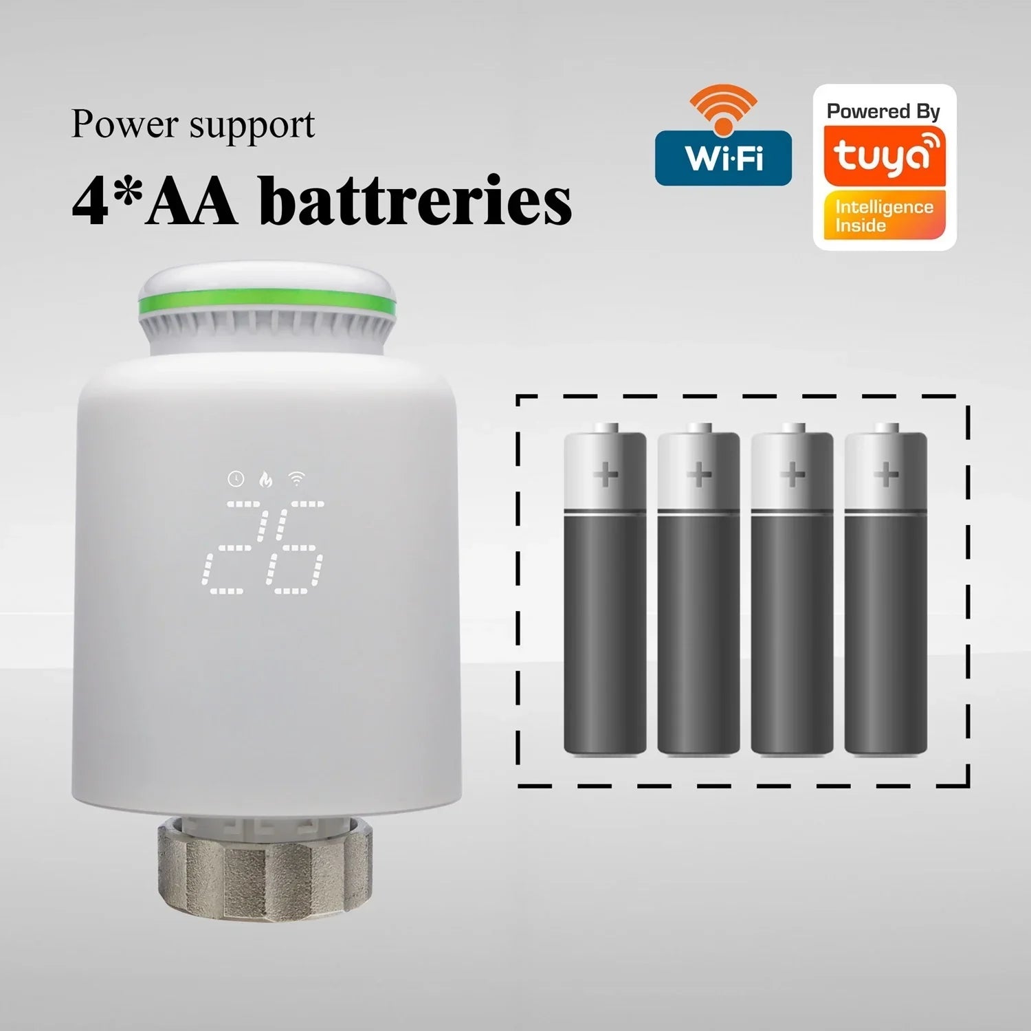 Bouton de radiateur intelligent Wifi