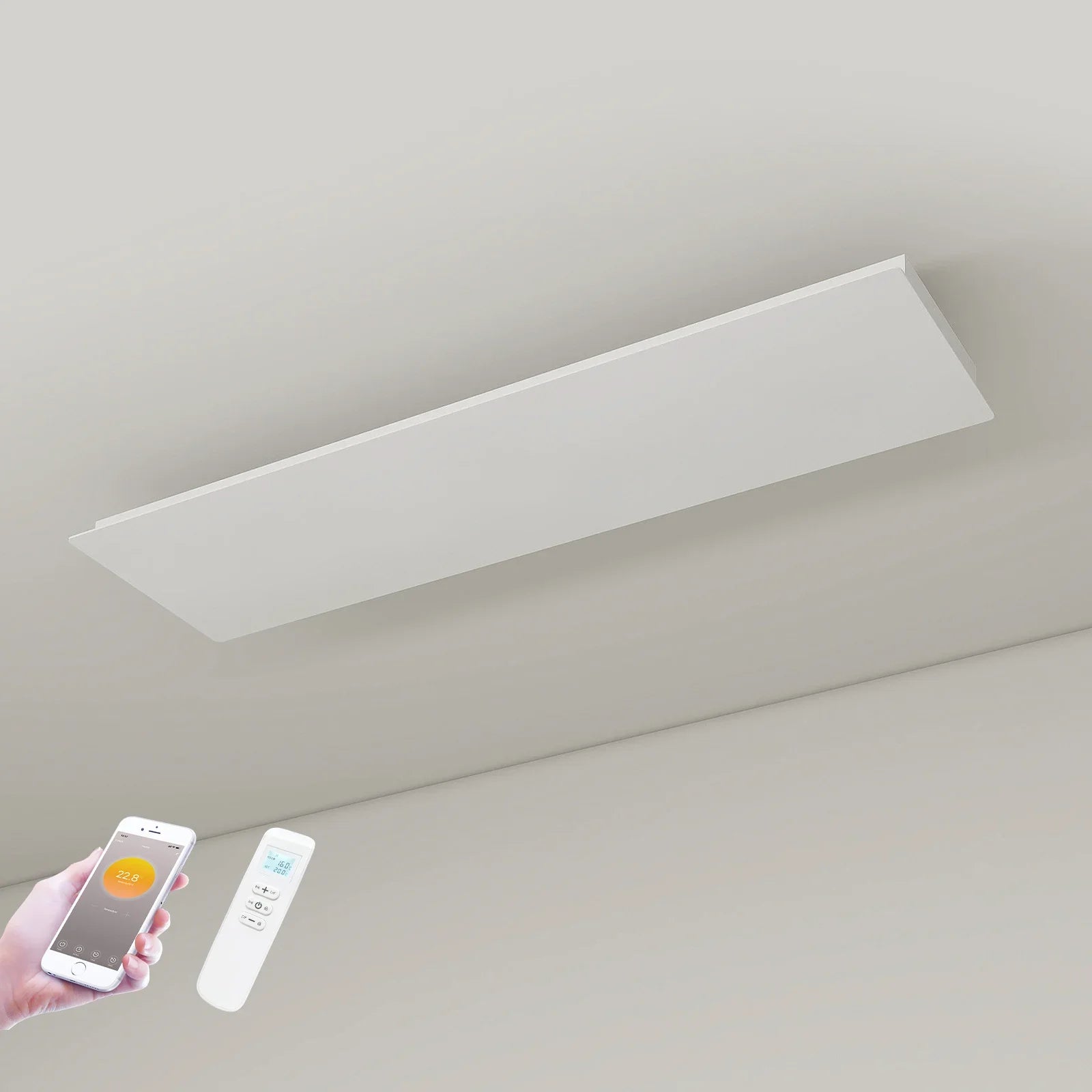 QH-ThermoAura Série Wifi panneau infrarouge 750 watts 61x33 cm