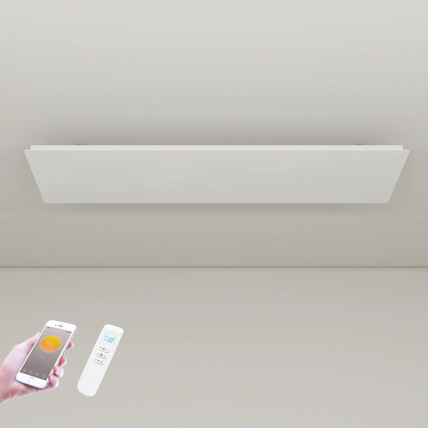 QH-ThermoAura Série Wifi panneau infrarouge 750 watts 61x33 cm