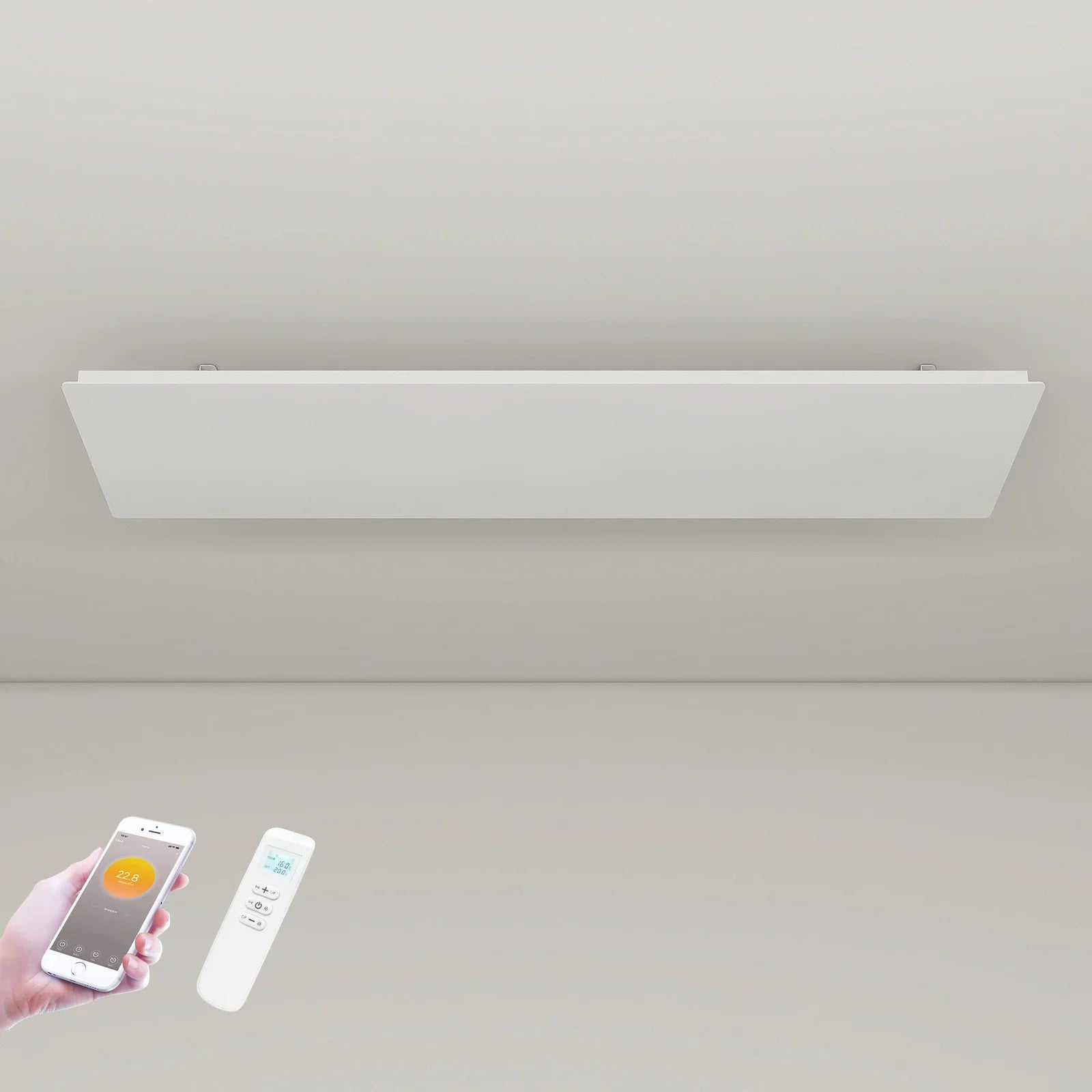 QH-ThermoAura Série Wifi panneau infrarouge 750 watts 61x33 cm
