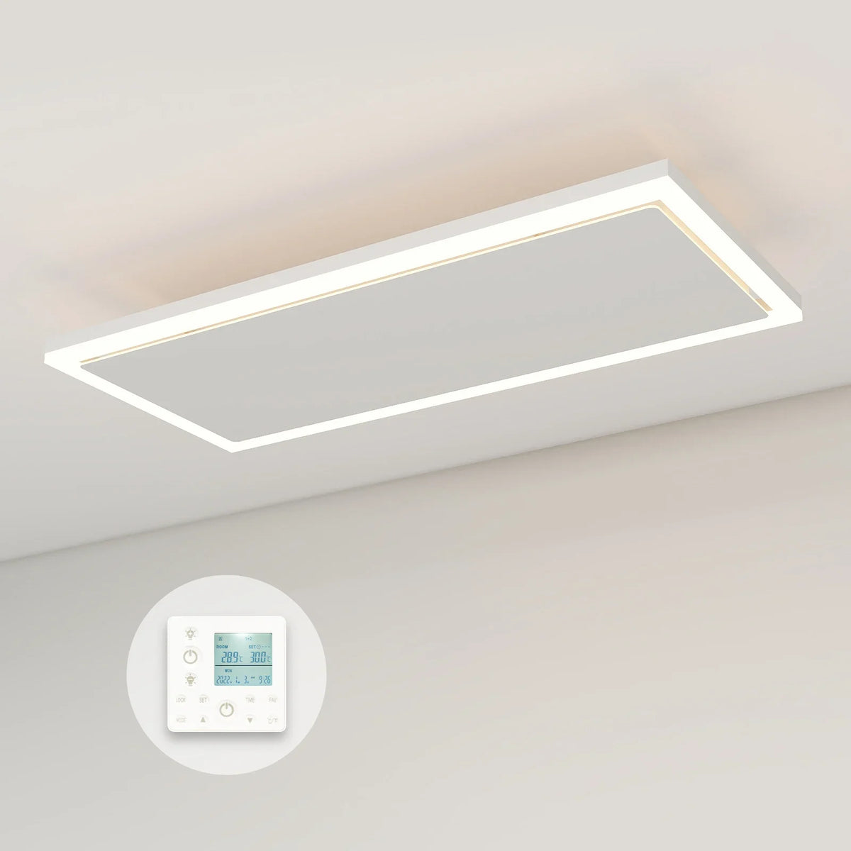 QH-InfraGlow infraroodpaneel met LED-verlichting 135x39 cm 1700 watt