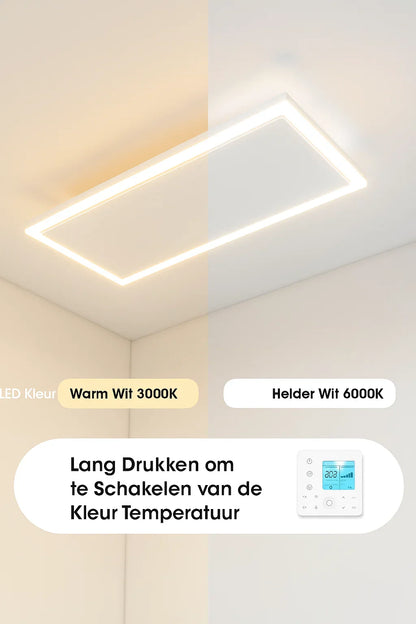 Panneau infrarouge QH-InfraGlow avec éclairage LED 135x39 cm 1700 watts