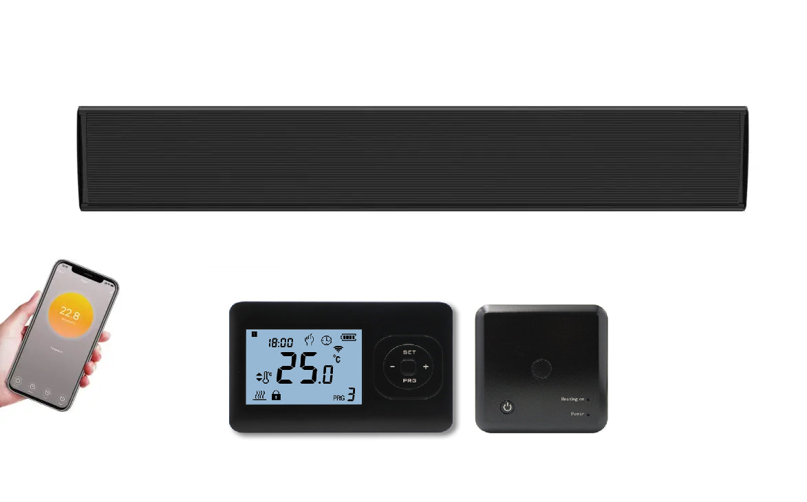 Chauffage de terrasse infrarouge Thermolux avec Wi‑Fi et thermostat