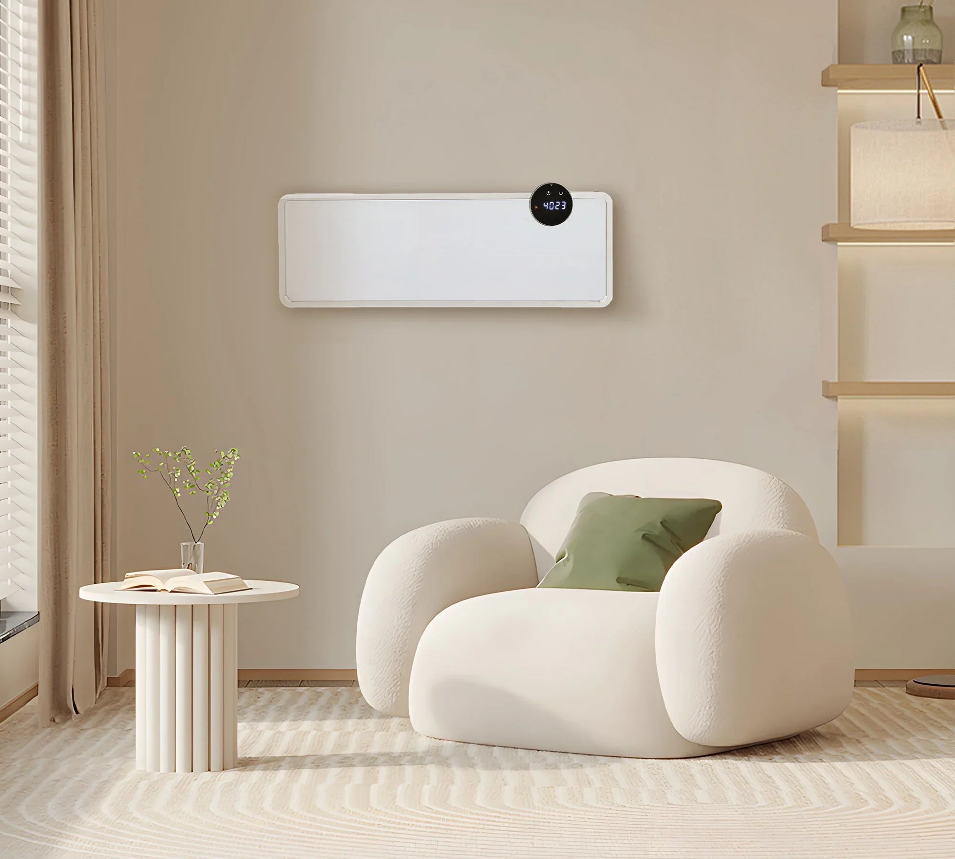 Chauffage mural en céramique AmberHeat avec thermostat Wifi