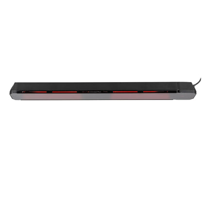Chauffage de terrasse infrarouge Calore noir réglable 1600 - 2200Watt