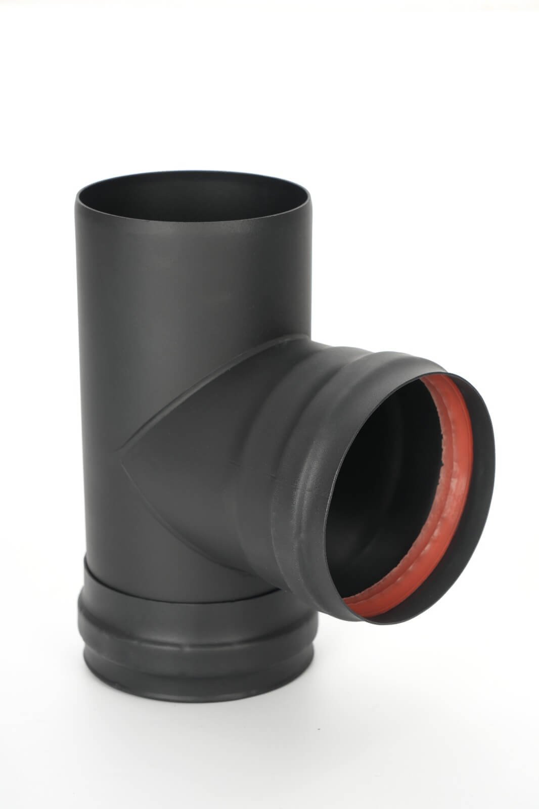 Ensemble de tuyaux pour poêle à granulés - Ø 100 mm - acier au carbone - Modèle non électrique