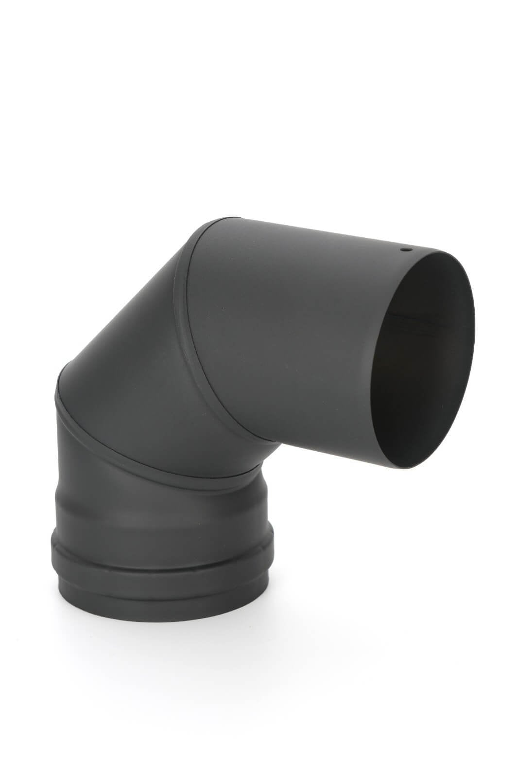 Ensemble de tuyaux pour poêle à granulés - Ø 100 mm - acier au carbone - Modèle non électrique