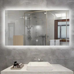 Miroir intelligent avec éclairage LED chauffage infrarouge 60X60 200Watt