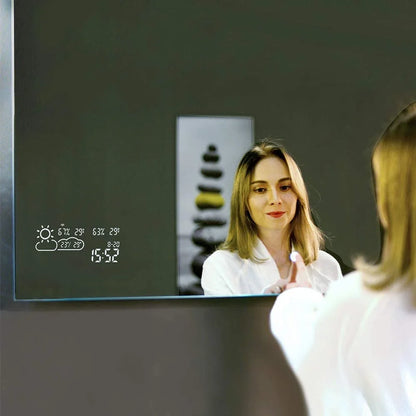 Miroir intelligent avec éclairage LED chauffage infrarouge 60X60 200Watt