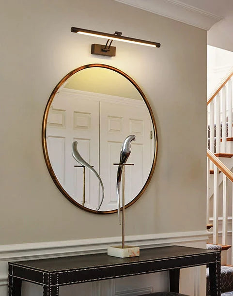 Lampe miroir éclairage LED noir réglable