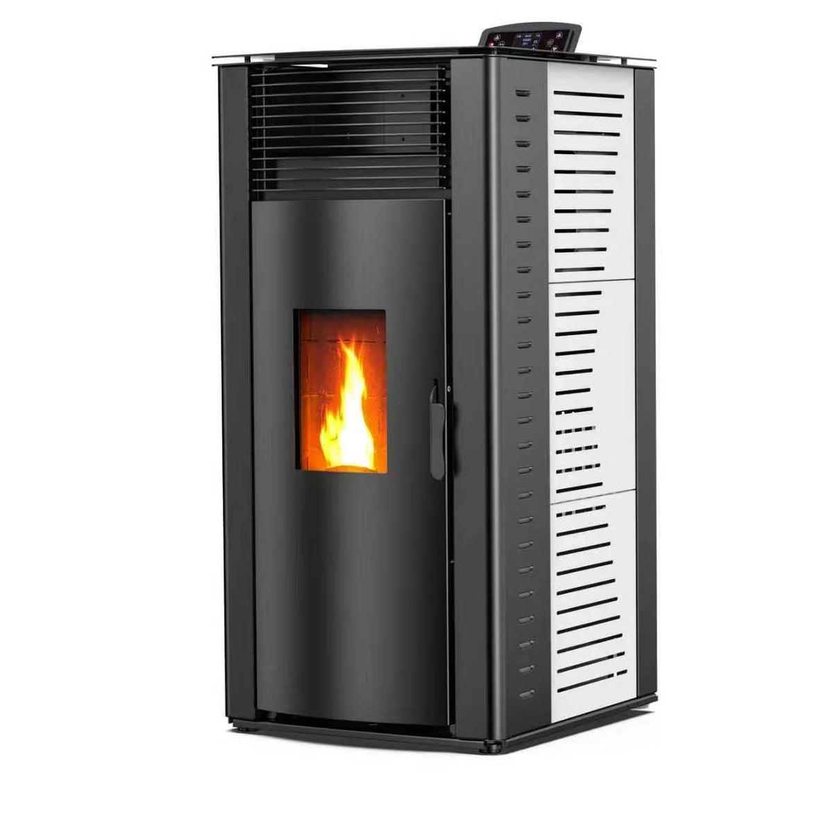 Poêle à granulés – 12,8 kW – jusqu'à 120 m² – A+ – KM1501B