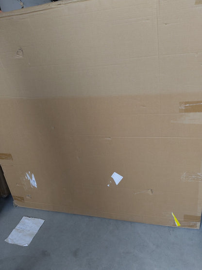 Tweedekans - Spiegel rond 100 cm met zwart frame - Default