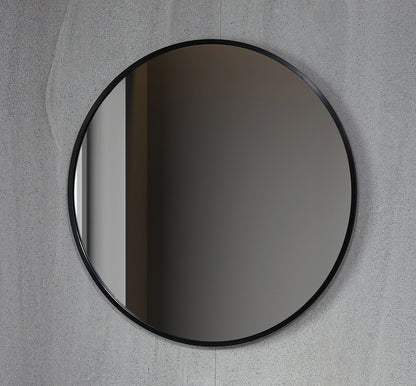 Tweedekans - Spiegel rond 100 cm met zwart frame - Default