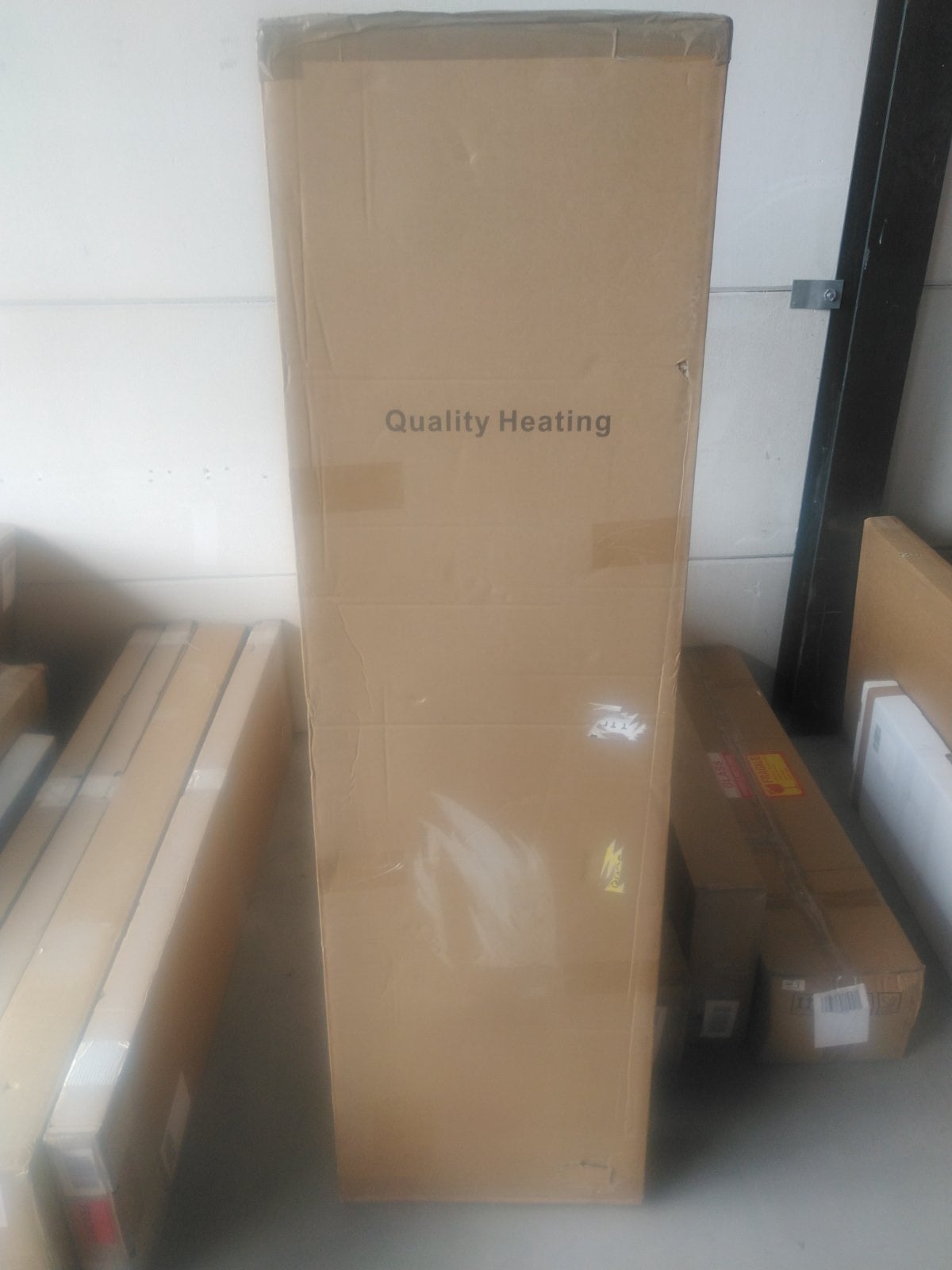 Tweedekans - Quality Heating verticale kachel Civetta black - Zwart