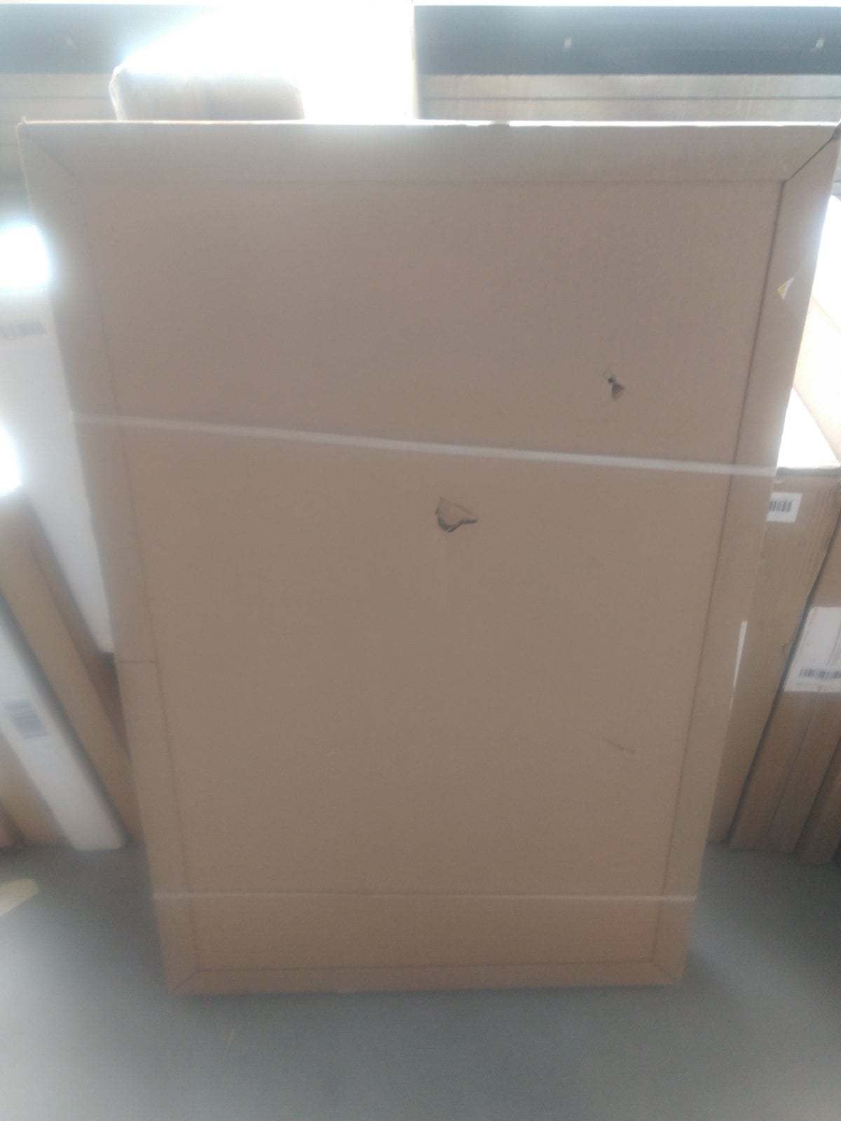 Tweedekans - Spiegel asymmetrisch inbouw led verlichting en anti-condens 100cm breed en 65cm hoog - Default