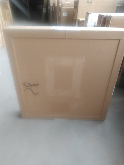 Tweedekans - Spiegel rond 60 cm met zwart frame, led verlichting en anti condens - Default