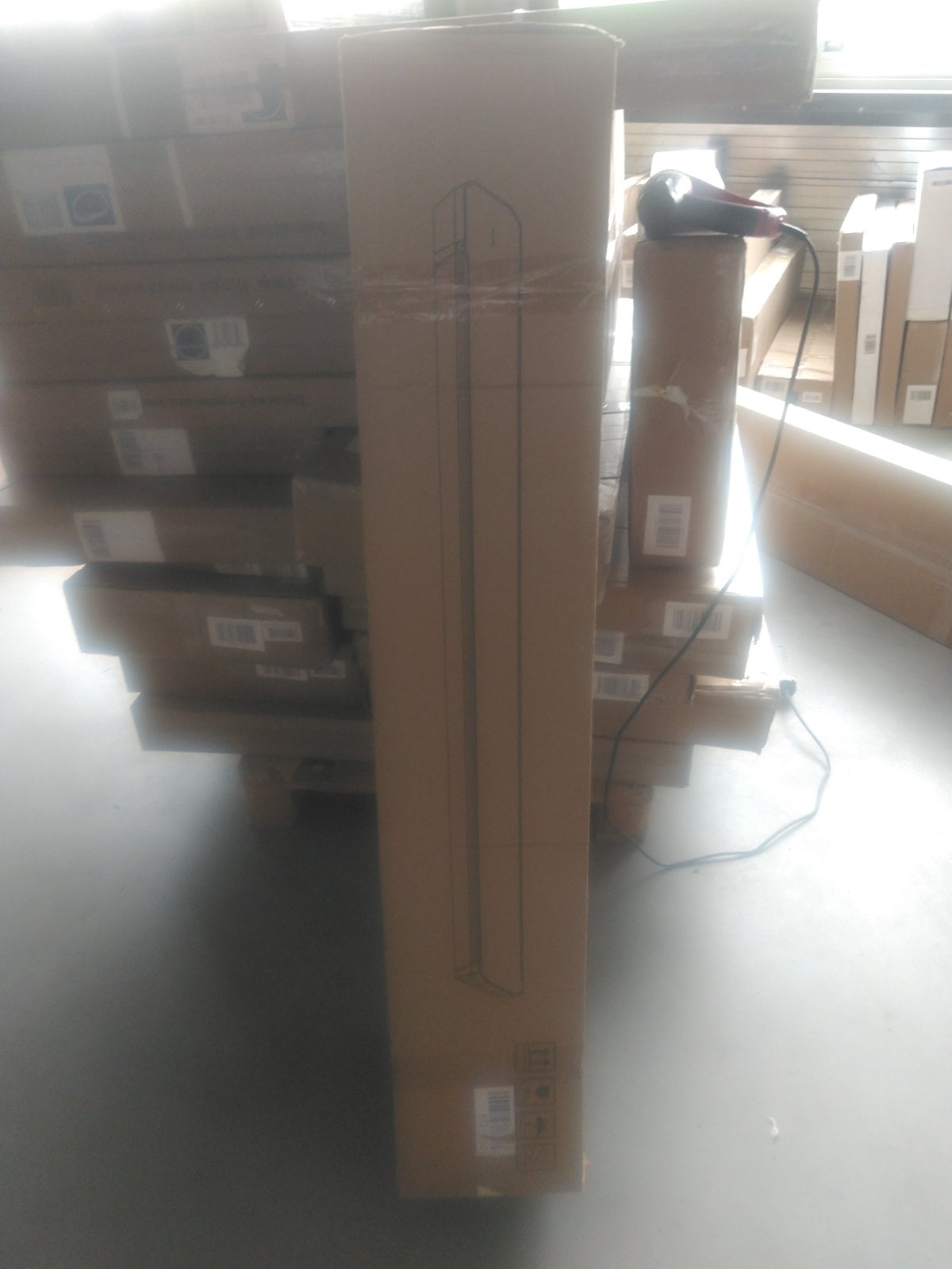 Tweedekans - Infrarood terrasverwarmer Calore black heater instelbaar met 1600 - 3200Watt - 2200Watt 1160*180*77mm