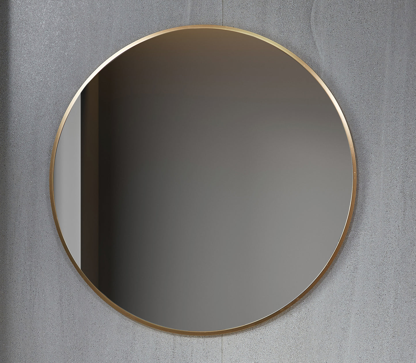 Tweedekans - Spiegel rond 80 cm met koperen frame - Default
