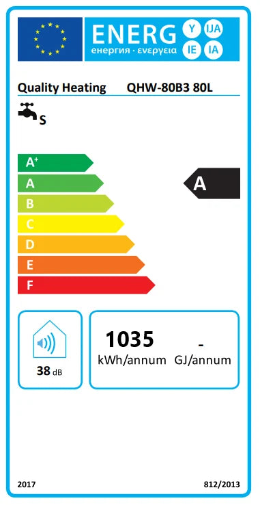 80 Liter Performance QH Wifi dual elektrische boiler met digitale bediening
