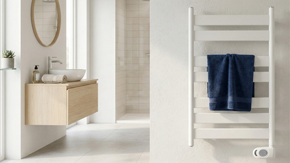 Adax Wave elektrische handdoekradiator Wit