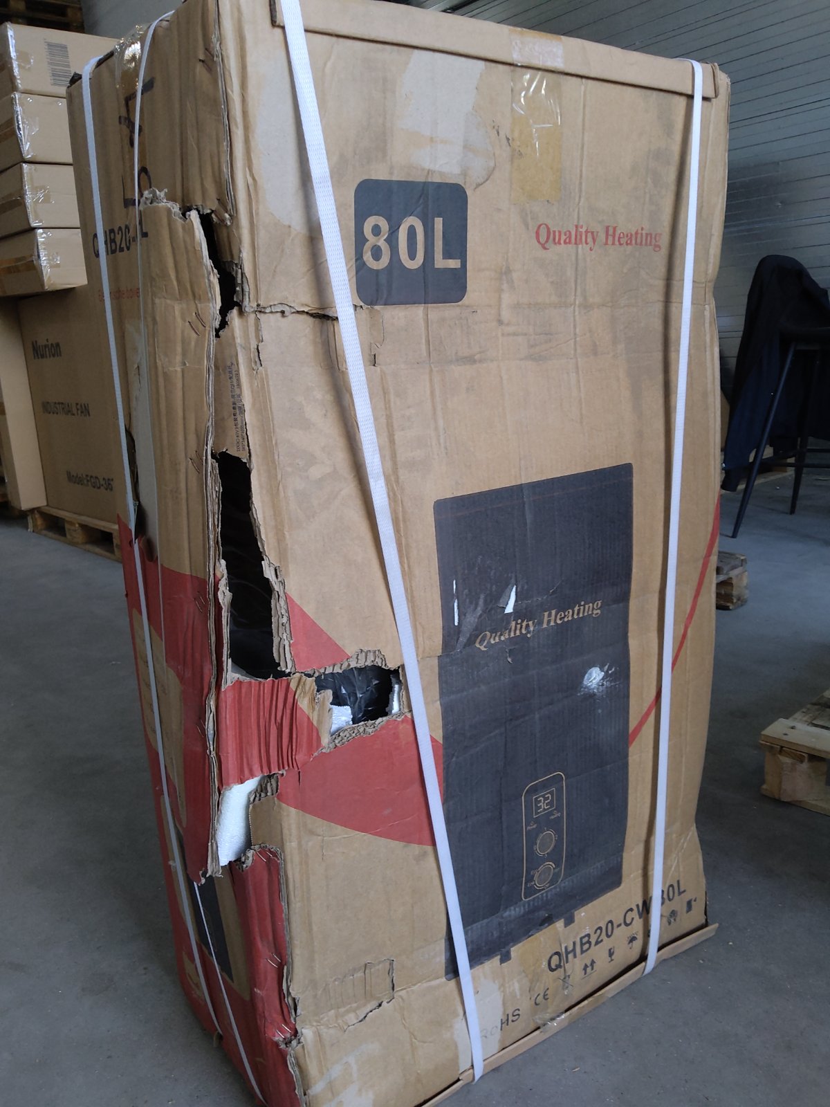 Tweedekans - 80 Liter QH dual tank elektrische boiler met digitale bediening - Default