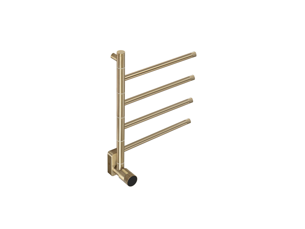 Tweedekans - Elektrische handdoek radiator gold met thermostaat - Gold