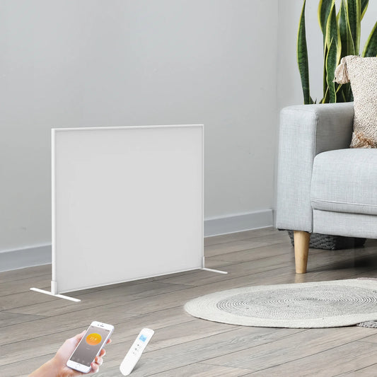 Tweedekans - QH-SP Wifi remote control verplaatsbaar infraroodpaneel 350, 450 en 700Watt - 700Watt 60 x 90 cm