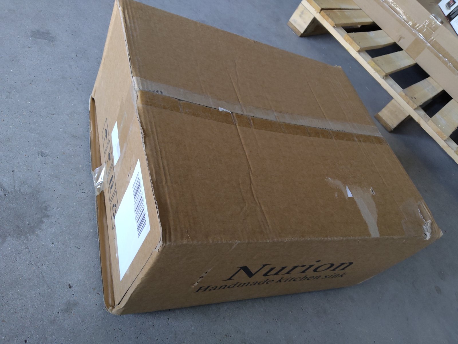 Tweedekans - Nurion Spoelbak Black Metal 44,5 x 34,5 – Spoelbak Keuken - Spoelbakken Keuken – Wasbak Keuken - zonder Kraangat RVS - Default