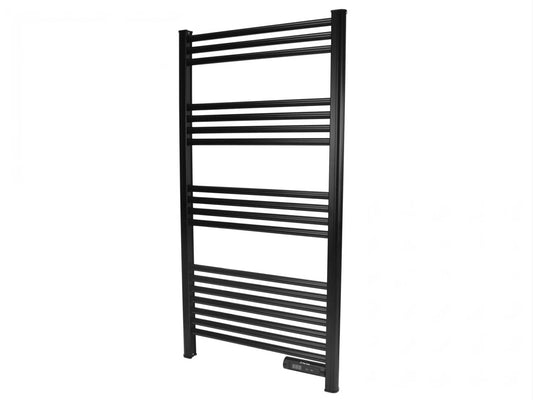 Tweedekans - Slimme elektrische handdoekradiator met digitale bediening black  425Watt - Default