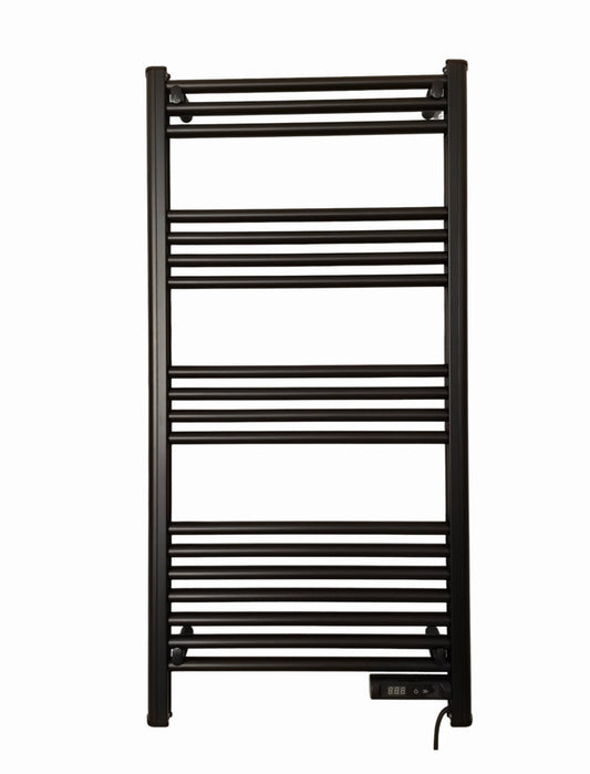Tweedekans - Slimme elektrische handdoekradiator met digitale bediening black  425Watt - Default
