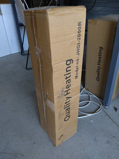 Tweedekans - QH-TH Golden heater infrarood met afstandsbediening - 2000Watt