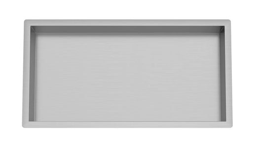 Tweedekans - Badkamer inbouwnis ZenBay RVS - ZenBay 60 x 30 x 10 cm