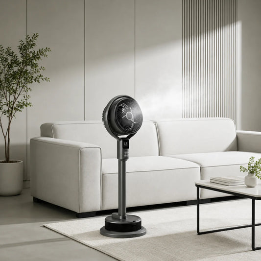 Tweedekans - Mistventilator met afstandsbediening, timer en luchtbevochtiger - Mist ventilator 50W